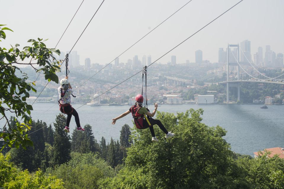 Istanbul: Zipline Adventure with Bosphorus View