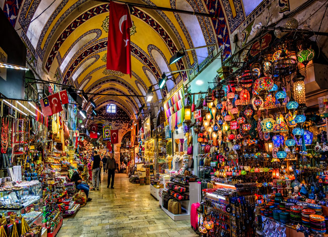 Istanbul: Guided Shopping Trip with Turkish Coffee Tasting