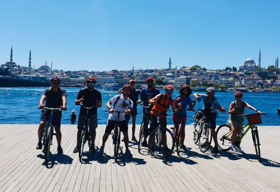 Istanbul: Eurasia Bike & Boat Half-Day Tour