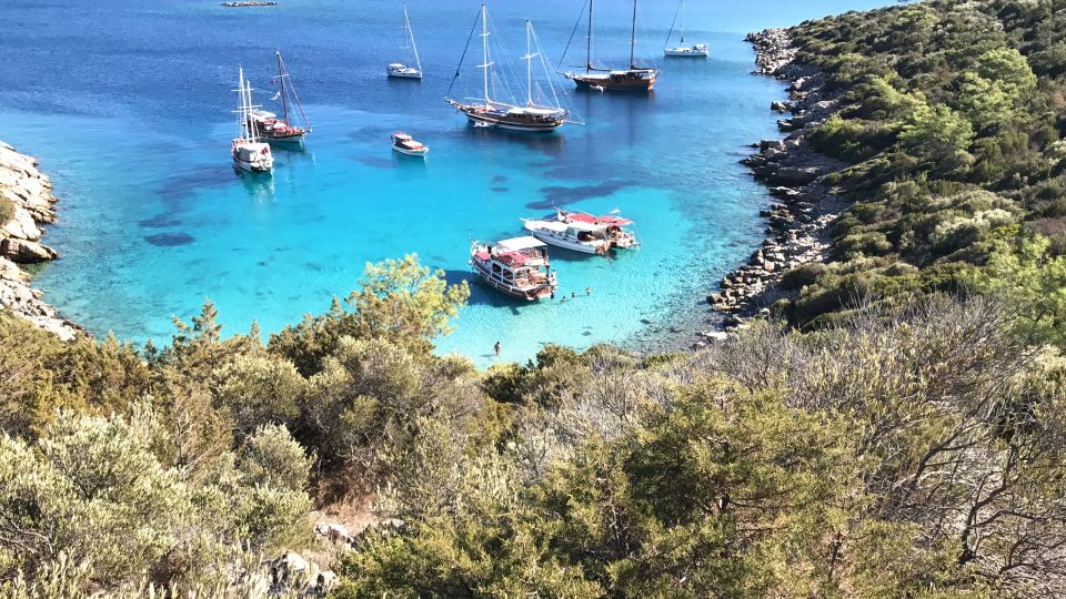 Bodrum: Orak Island Boat Trip with Lunch & Optional Transfer